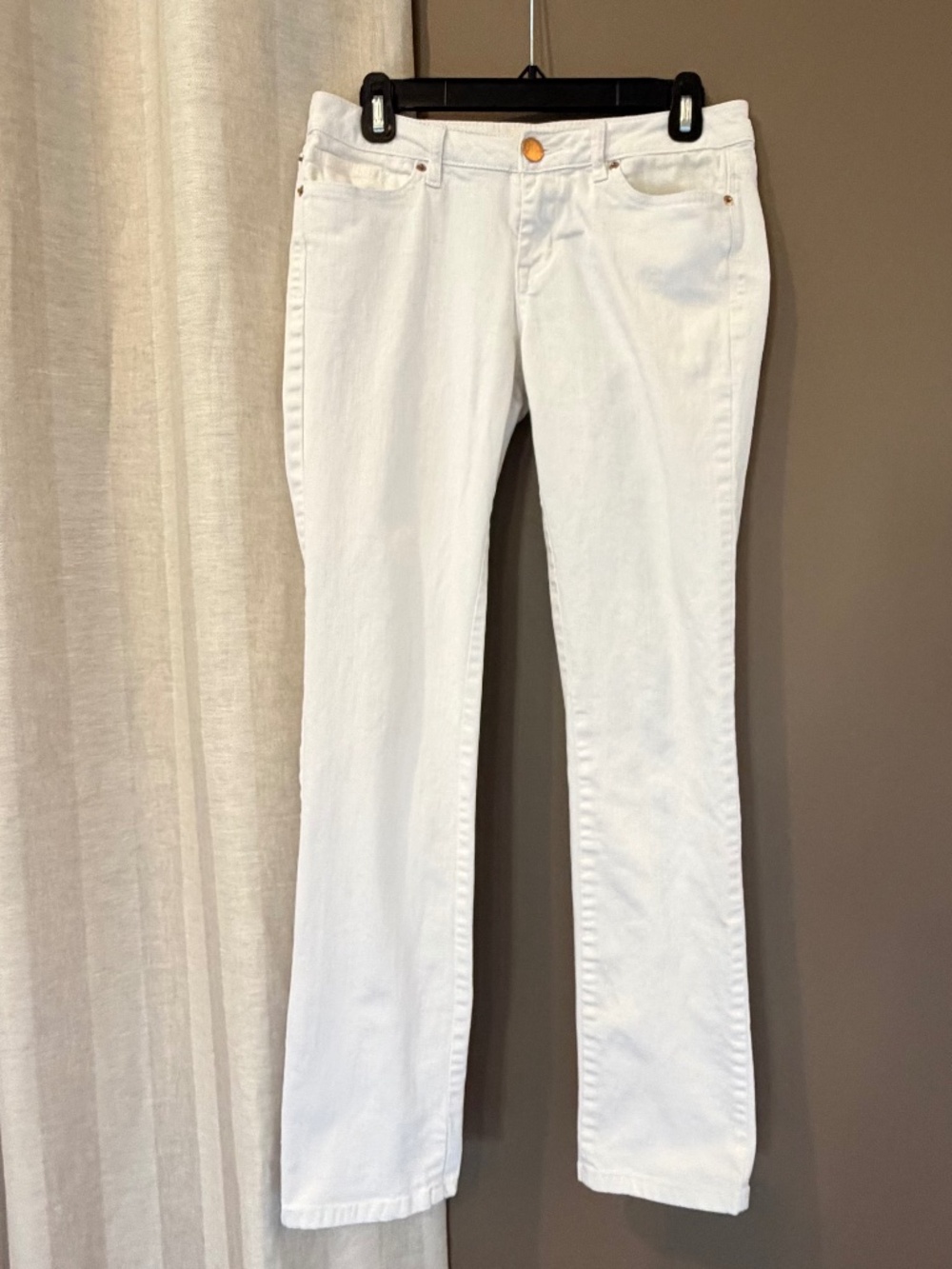 Life in Progress White Skinny Jeans, Stretch, Summer, Sexy, Size 27